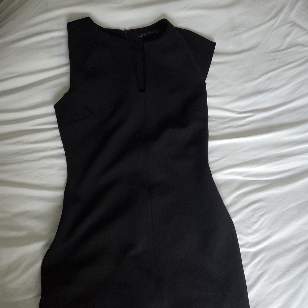 Zara Black Sleeveless Dress